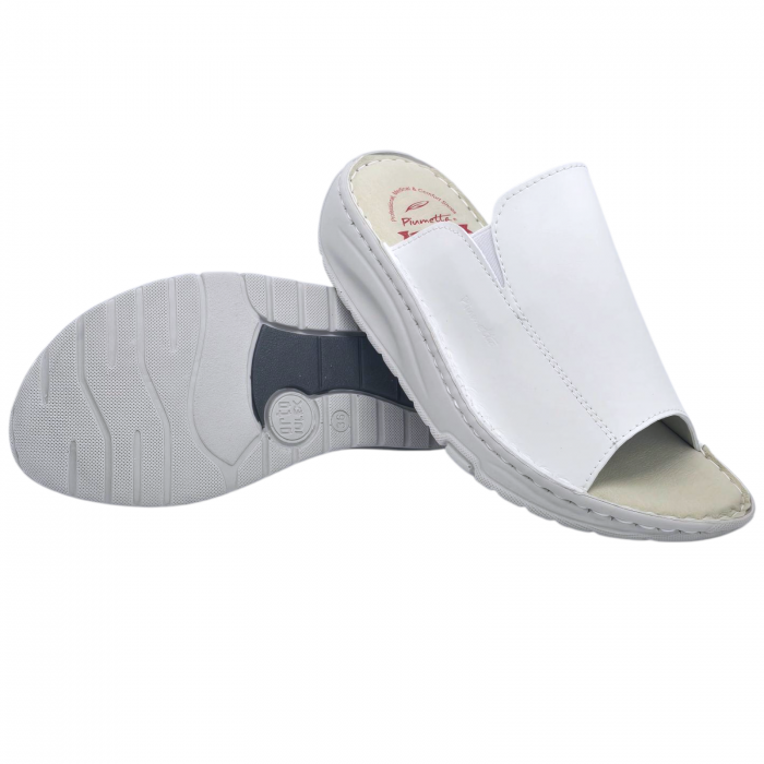 Papuci Piumetta 6264 alb - dama [4]