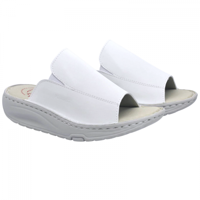 Papuci Piumetta 6264 alb - dama [3]