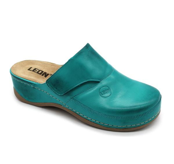 Saboti medicali Leon 2019 turcoaz - dama cu taloneta detasabila [1]