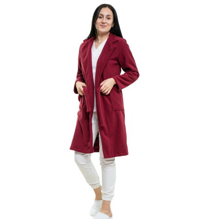 Uniforme și halate medicală - Halat polar bordo - lung