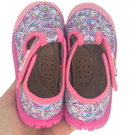 Papuci de casa Doss 5 roz cu inghetata - fetite [3]