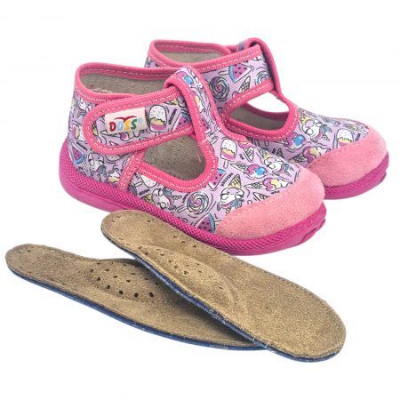 Papuci de casa Doss 5 roz cu inghetata - fetite [0]