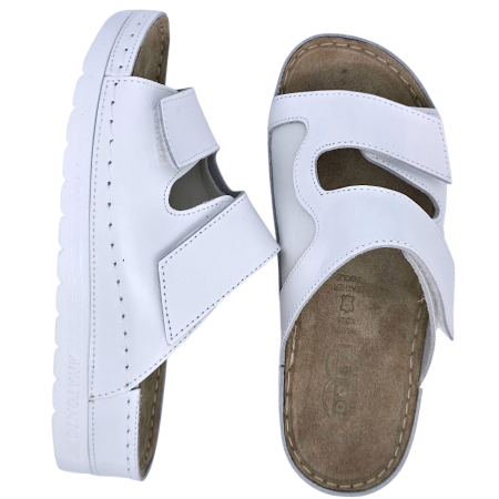 Papuci Doss 514 alb - dama - pentru picior cu monturi [5]