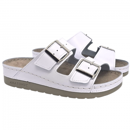 Papuci Doss 594 alb - dama [1]