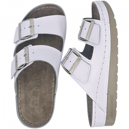 Papuci Doss 594 alb - dama [3]