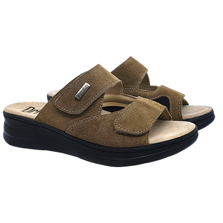 Papuci Dr Feet 5012 maro - dama [1]