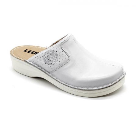 Saboti medicali Leon 360 alb - dama