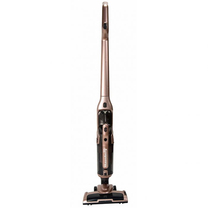 Aspirator vertical 2in1 Hausberg HB-2026AU, 120W, 2 viteze de lucru, Negru/Auriu [1]