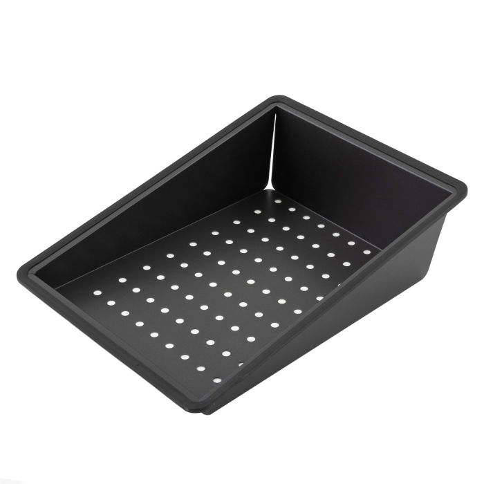 Chiuveta multifunctionala Mixxus, Cuva 220mm, Nano Black, Finisaj Decor, Otel inoxidabil [8]