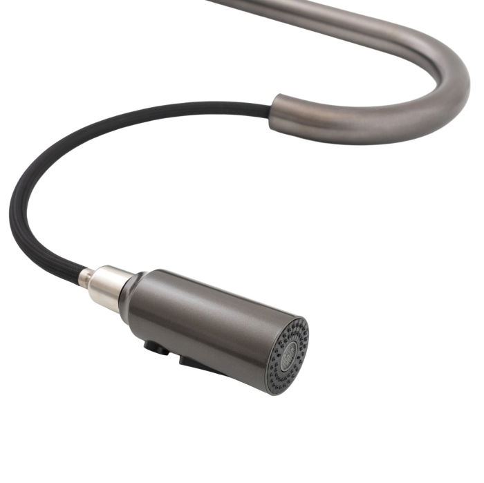 Chiuveta multifunctionala Mixxus, Cuva 220mm, Nano Black, Finisaj Decor, Otel inoxidabil [24]