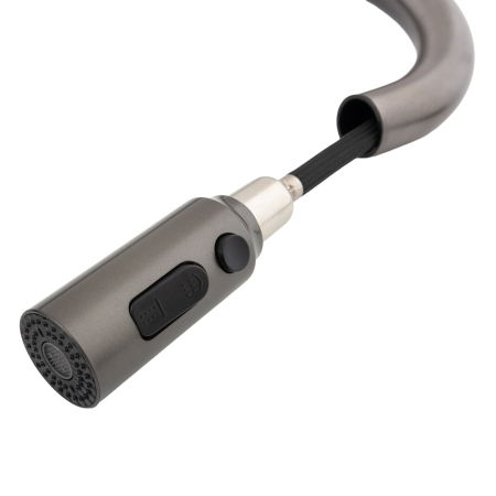 Chiuveta multifunctionala Mixxus, Cuva 220mm, Nano Black, Finisaj Decor, Otel inoxidabil [21]