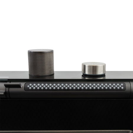 Chiuveta multifunctionala Mixxus, Cuva 220mm, Nano Black, Finisaj Decor, Otel inoxidabil [15]