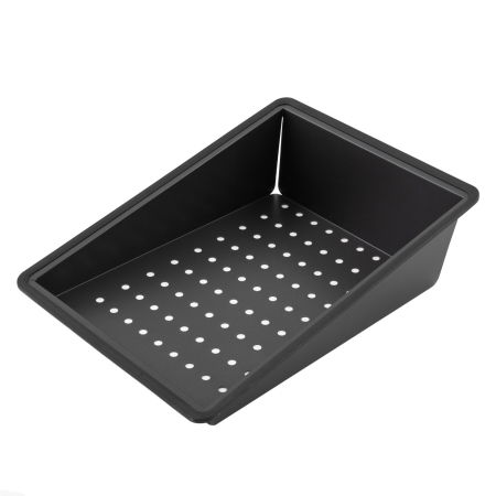 Chiuveta multifunctionala Mixxus, Cuva 220mm, Nano Black, Finisaj Decor, Otel inoxidabil [7]