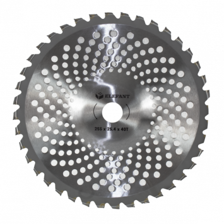 Accesorii pentru motocoase - Disc de taiere pentru motocoasa 40T vidia, montare rapida 254 mm, tip convex