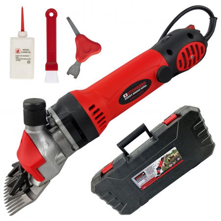 Masini tuns animale - Masina de tuns NAKAMOTO 1000 (Oi, capre, caini de talie mare), 1000W, 2400RPM, 13+4, Accesorii incluse