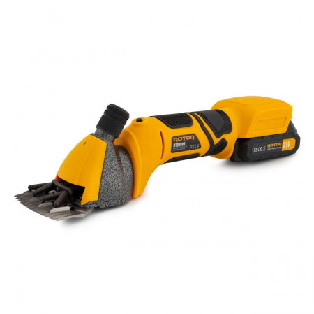 Masini tuns animale - Masina de tuns oi pe acumulator Rotor, Putere 200W, 800RPM, Capacitate 21V/1.5Ah, 2 acumulatori inclusi