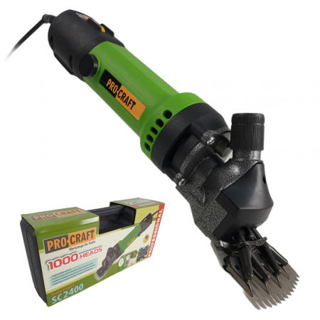 Masini tuns animale - Aparat tuns oi, capre, ProCraft SC2400, 350W, 2400RPM, 76mm