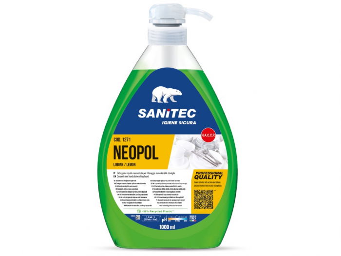 Detergent lichid vase, Lamaie, 1000 ml Neopol, Sanitec [1]