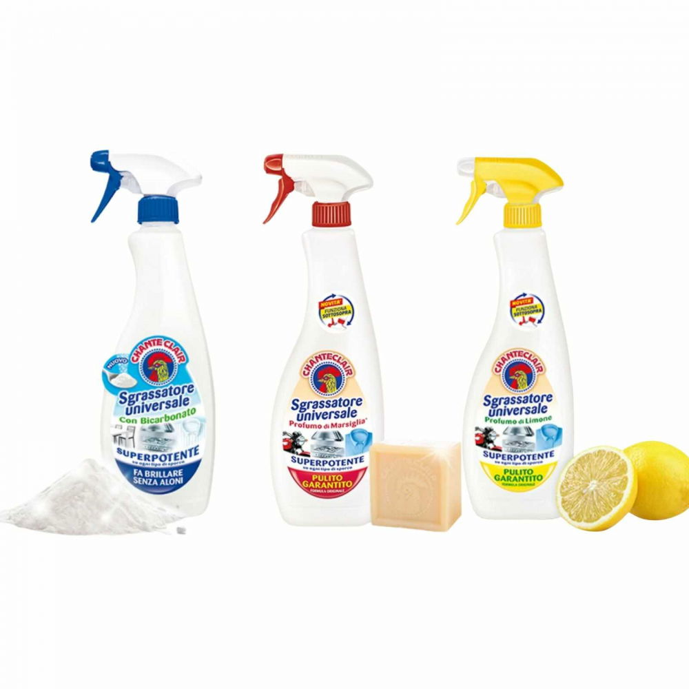 Chanteclair cu Bicarbonat, Lamaie si Marsiglia, Degresant Sgrassatore [1]