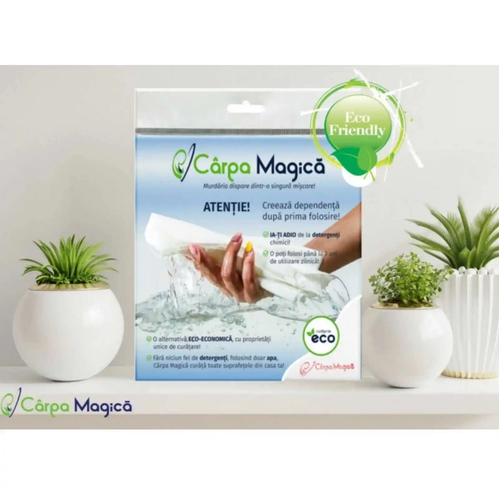 Laveta magica geamuri ⭐ Pachet 10 buc Carpa Magica dm [5]