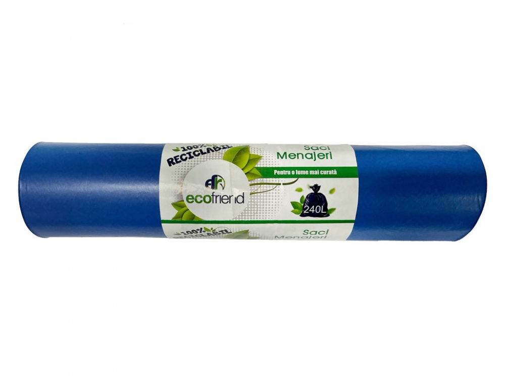 Saci menaj 240 l (115 x 130) 30 microni 10 buc/rolă LDPE [1]