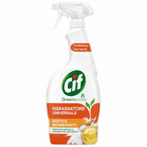 Produse curatare bucatarie - Cif Degresant Universal Spray cu Otet si Bicarbonat, 650 ml – Curatare Naturala si Eficienta