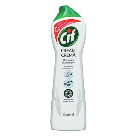 Produse curatare bucatarie - Detergent crema suprafete dure Cif Cream Original 250ml ⭐ Micostore.ro