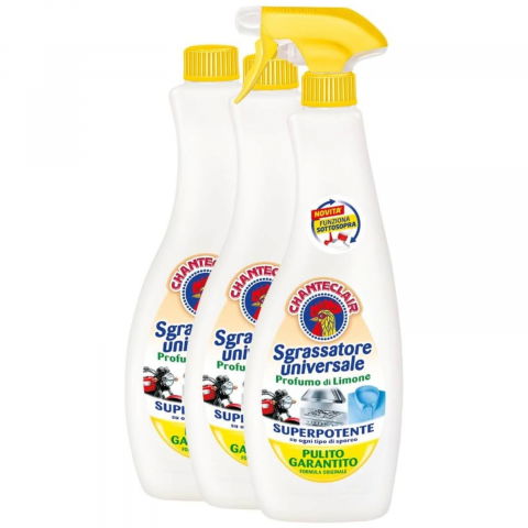 Produse curatare bucatarie - Pachet 2 Rezerve + 1 Spray Degresant Chanteclair Lamaie, 1800 ml, Sgrassatore