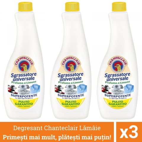 Produse curatare bucatarie - ChanteClair Degresant Universal cu Lamaie, Rezerva 1800 ml, Sgrassatore