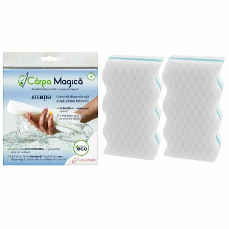 Produse curatare bucatarie - Pachet Carpa Magica si 2 Bureti Magici