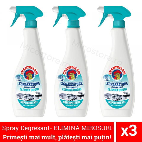 Produse curatare bucatarie - Sgrassatore Universale Spray Degresant Elimina Mirosuri, 360° Pulverizare