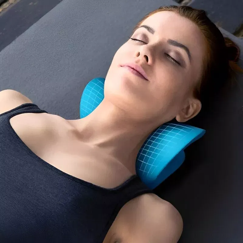 Dispozitiv perna cervicala pentru relaxarea Gatului si umerilor