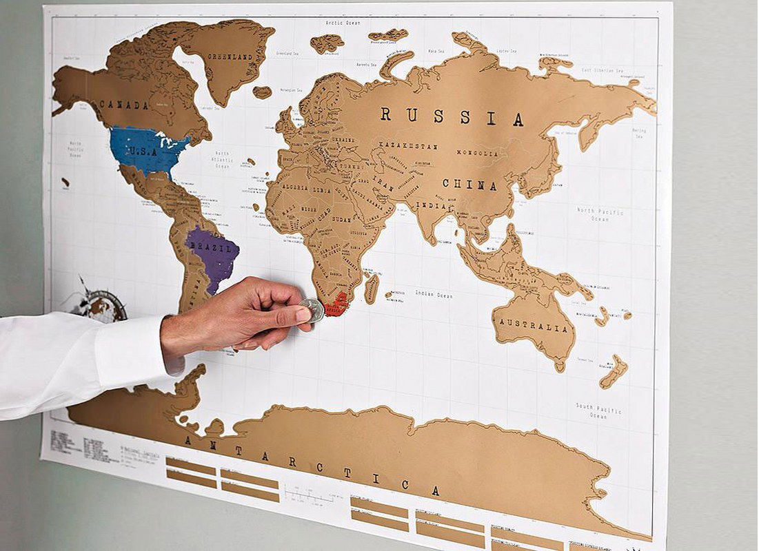 De ce călătorim: Ghid pentru Harta răzuibilă „Am fost acolo”