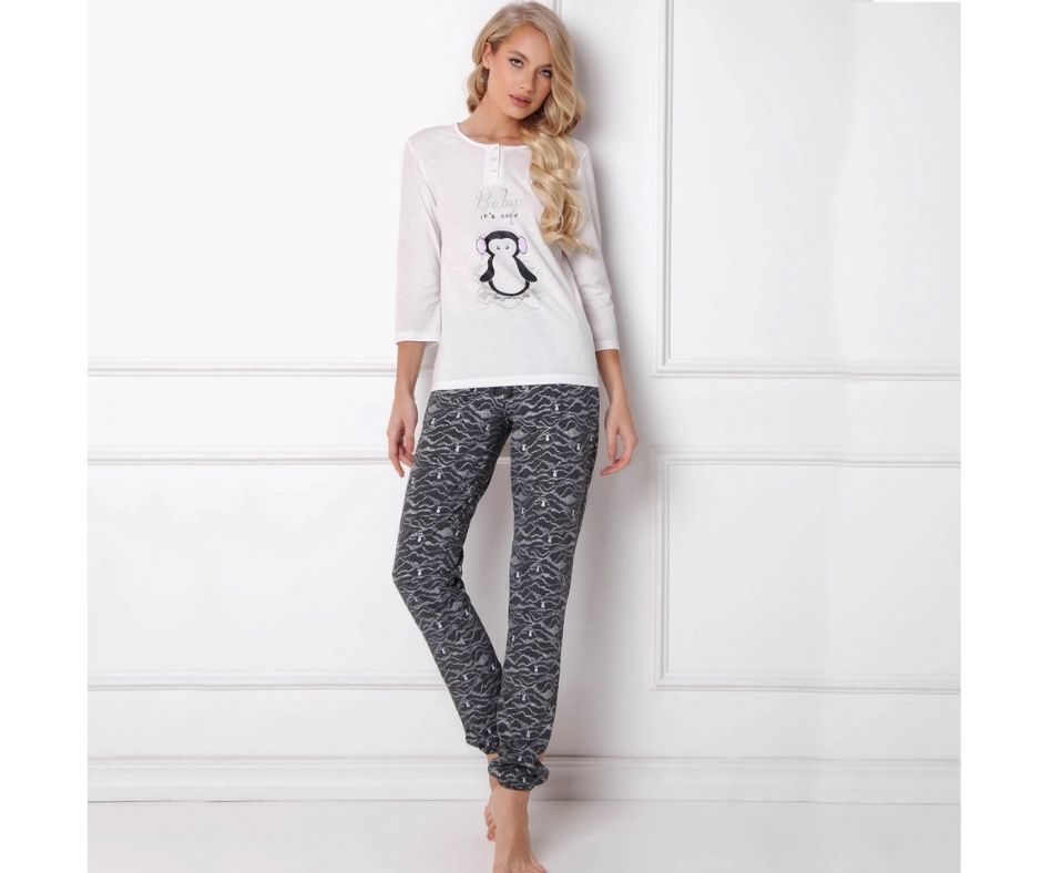 Pijamale-dama-Peggy-Arctic-2-piese-pantaloni-lungi