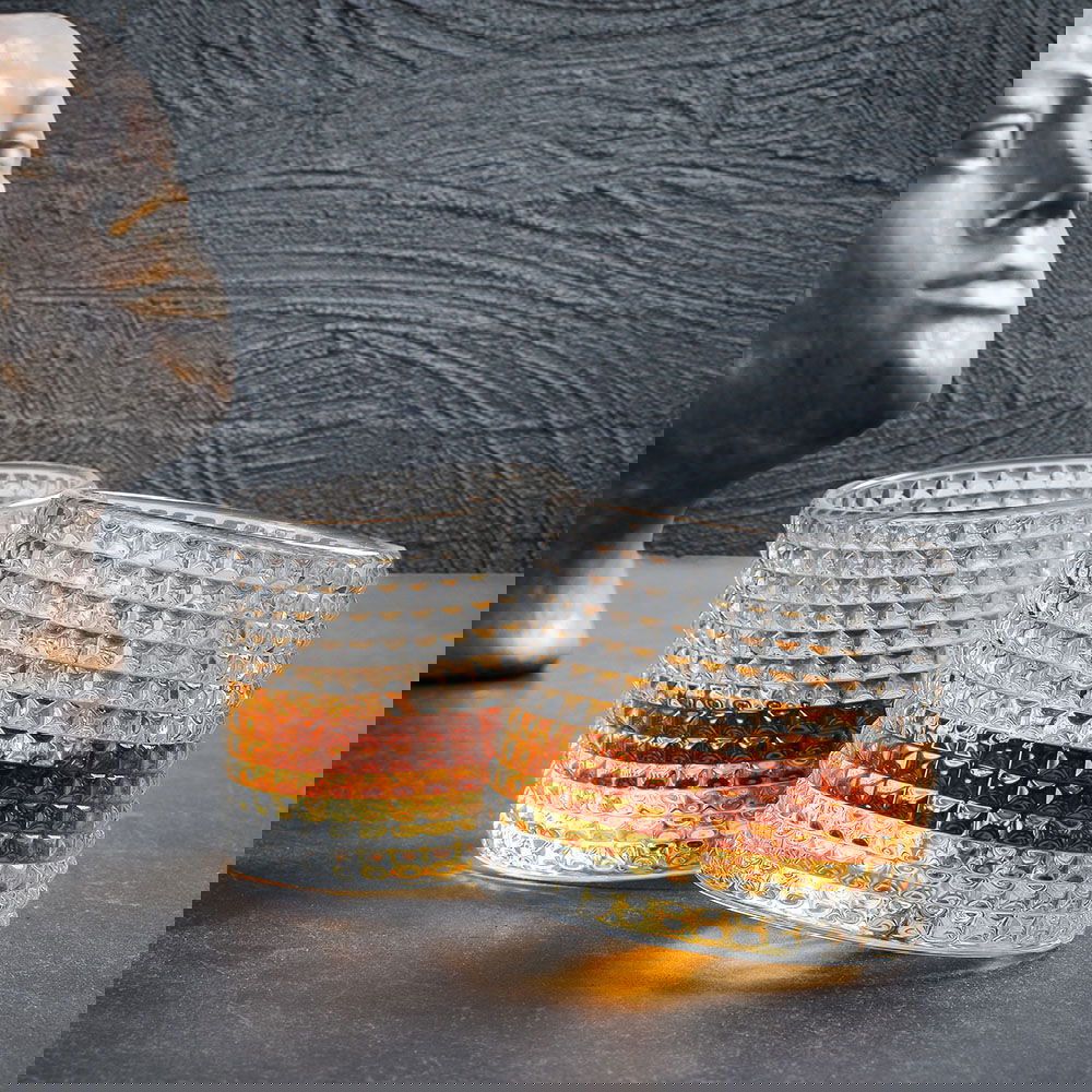 Set 2 Pahare whiskey, Deluxe Rotating Diamond