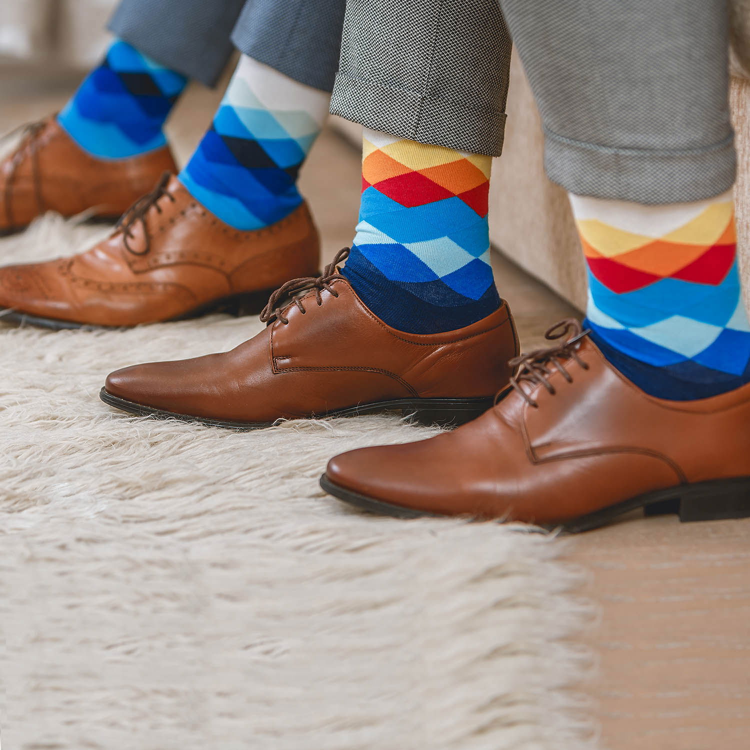 Sosete colorate barbati - cand si cum se poarta?