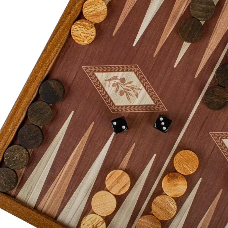 2 in 1 Joc de table si joc de sah Caseta 27x27cm Classic design [4]