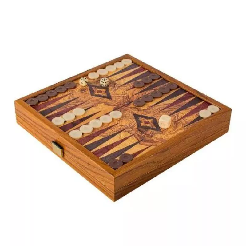 2 in 1 Joc de table si joc de sah Caseta 27x27cm Design Traditional [5]