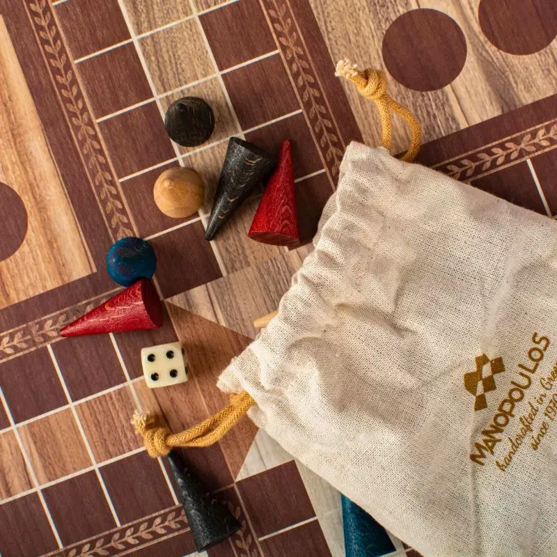 4 in 1 Joc de table joc de sah Ludo si Snakes Caseta 34x34cm Design Nuc [7]