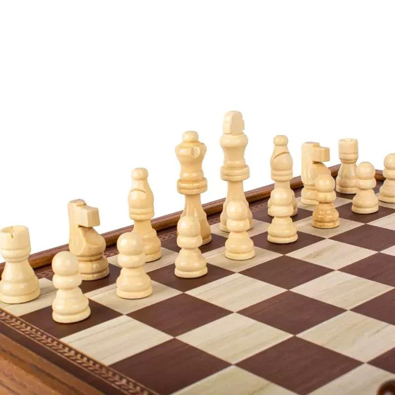 4 in 1 Joc de table joc de sah Ludo si Snakes Caseta 34x34cm Design Nuc [9]