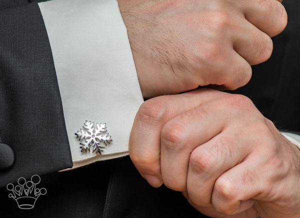 Butoni camasa Fulgi de nea [2]