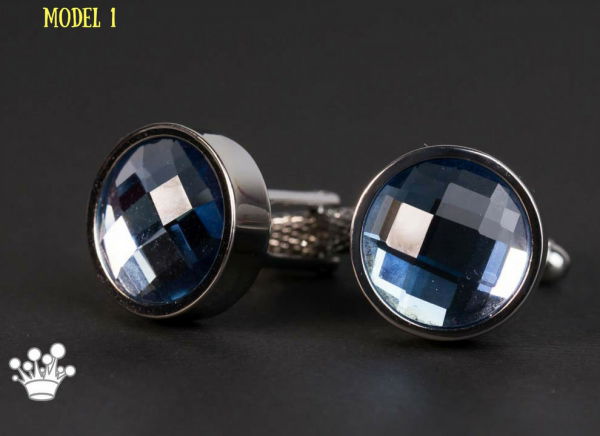 Butoni rotunzi cu pietre [6]