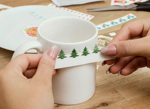 Cana de Craciun cu stickere [2]