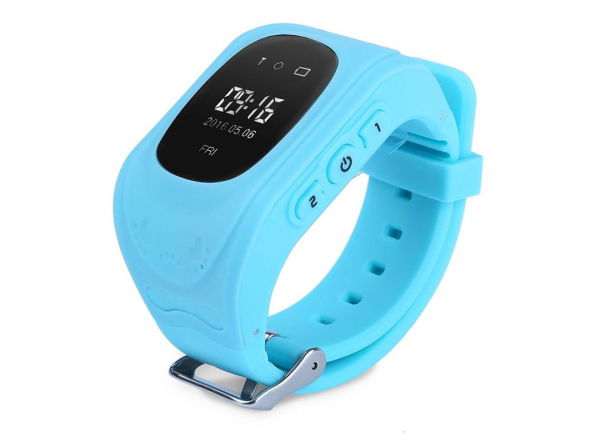 Ceas Albastru Smartwatch cu tracker GPS pentru copii [1]