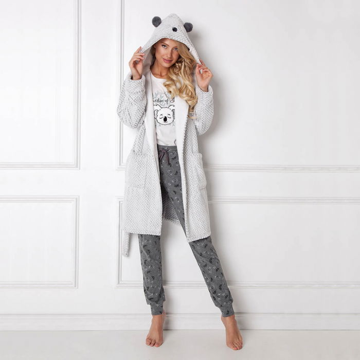 Halat de baie dama Kaila gri [2]