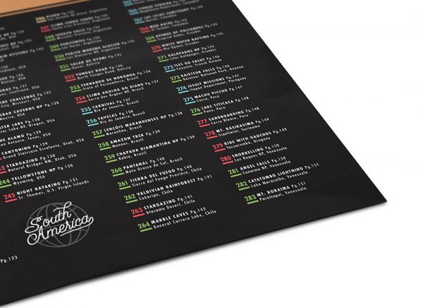 Harta razuibila Bucket List - Originala Luckies [7]