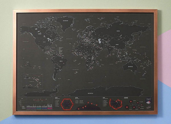 Harta razuibila Capitalele Lumii - Originala Luckies [2]