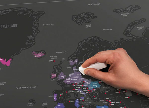 Harta razuibila Capitalele Lumii - Originala Luckies [4]