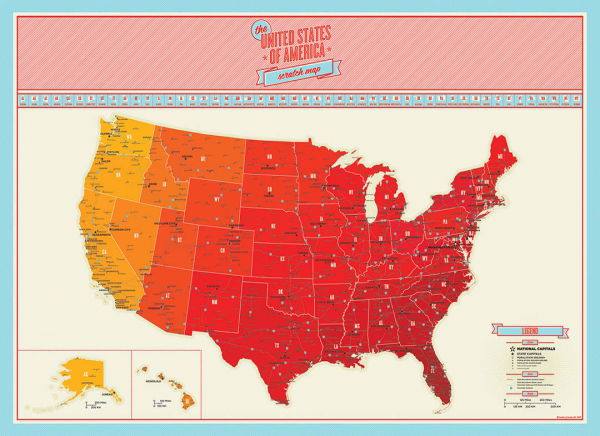 Harta razuibila USA Edition - Originala Luckies [7]