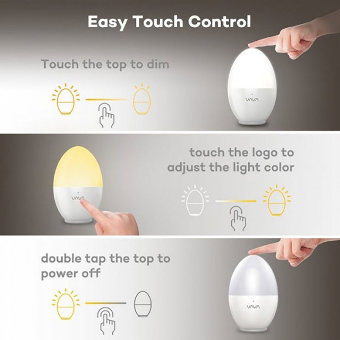 Lampa de veghe VAVA LED [4]